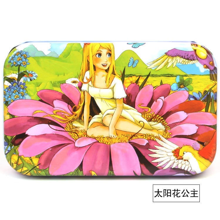 Wooden Puzzle Small Cans Gift Box Children'S Puzzle Puzzle 60 Pieces Iron Boxed Kindergarten Early Education Wooden Toys For Hair - Image 1